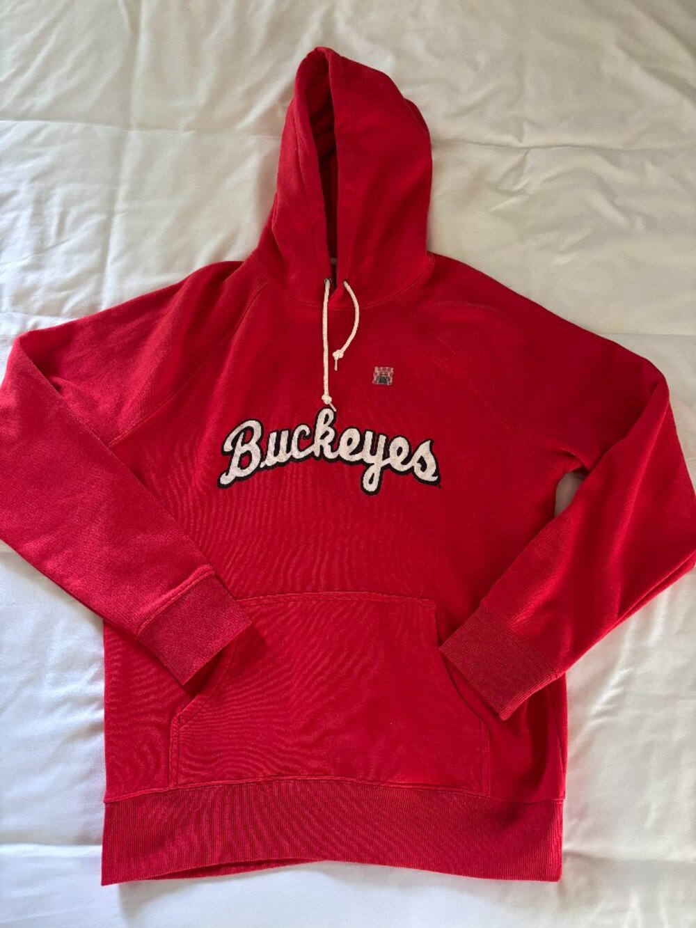 HOMAGE The Ohio State Buckeyes Script Hoodie - Red/Large - New